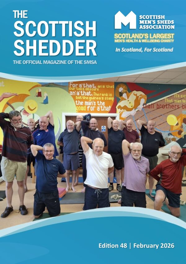 The Scottish Shedder Magazine Cover - Feb 2026